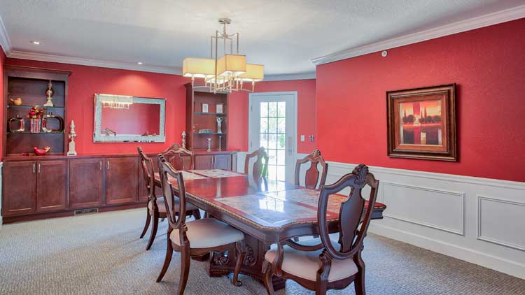 Image Gallery | Private Dining Room at Charter Senior Living of Bay City
